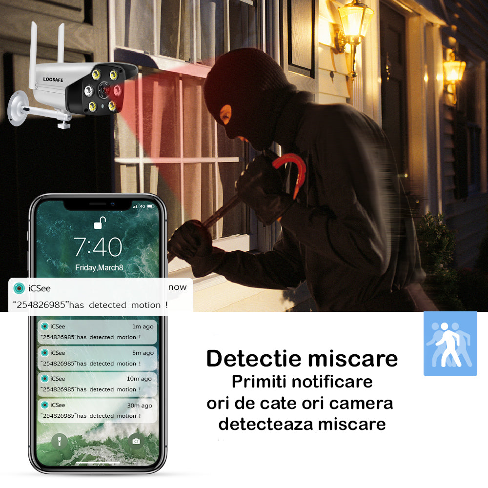 Camera video de supraveghere wireless Loosafe C6-5 Camera video de supraveghere wireless Loosafe C6-5